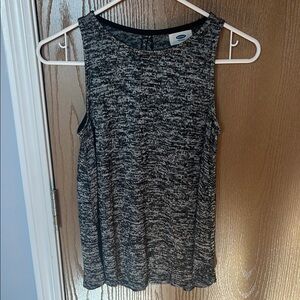 Small Old Navy Women's Black and Gray Top